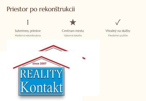 Kiadó Üzlethelység, Üzlethelység, Centrum, Nové Zámky, Szlovákia